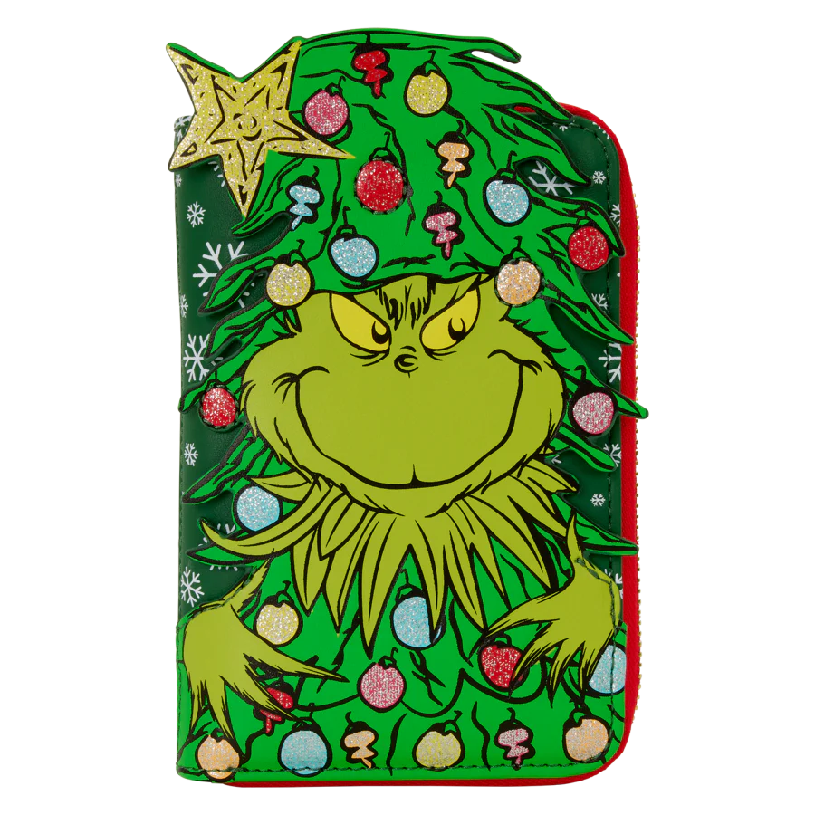 Dr. Seuss - Grinch Holiday Zip Around Wallet
