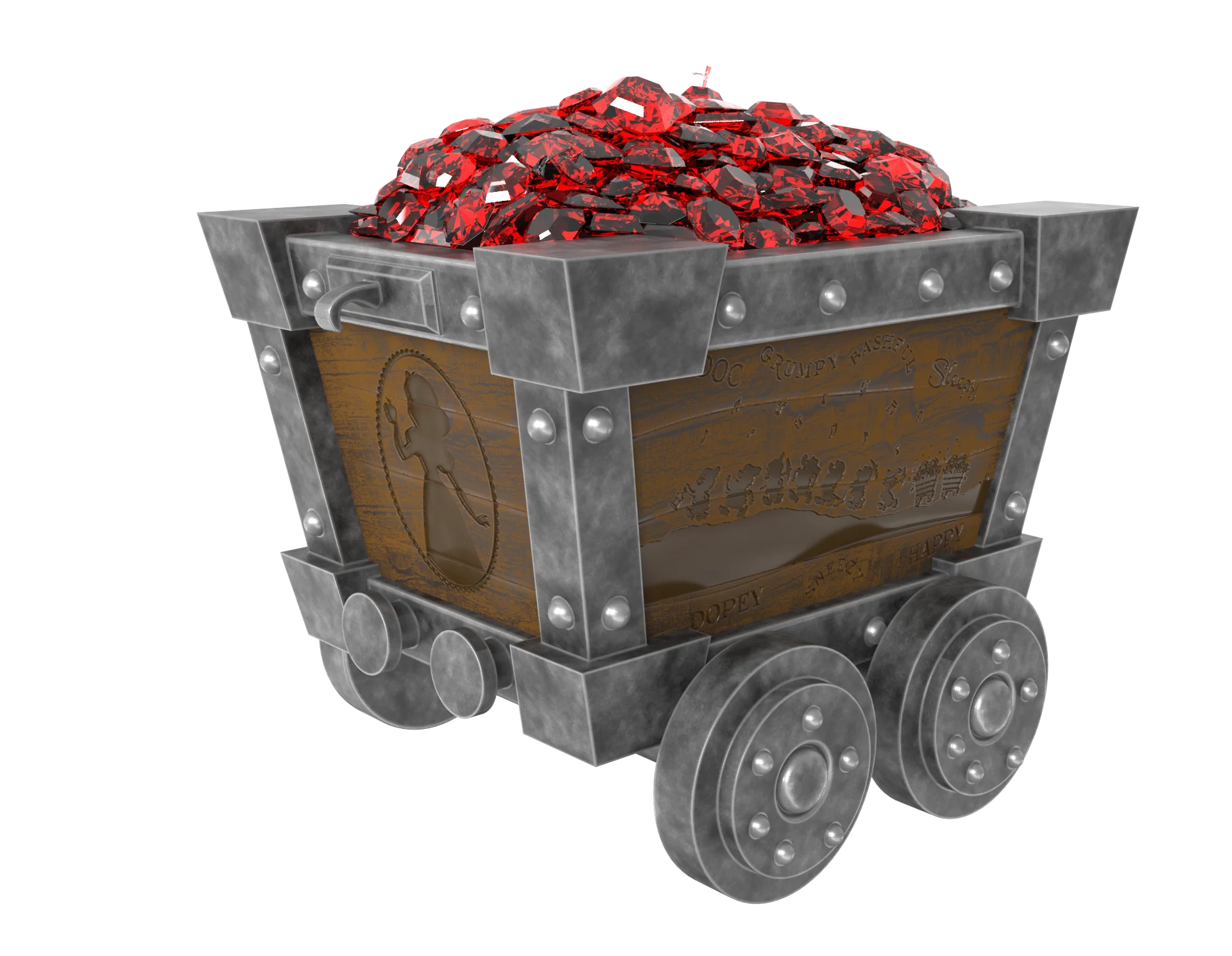 Snow White - Collectable Mine Cart - Image 3
