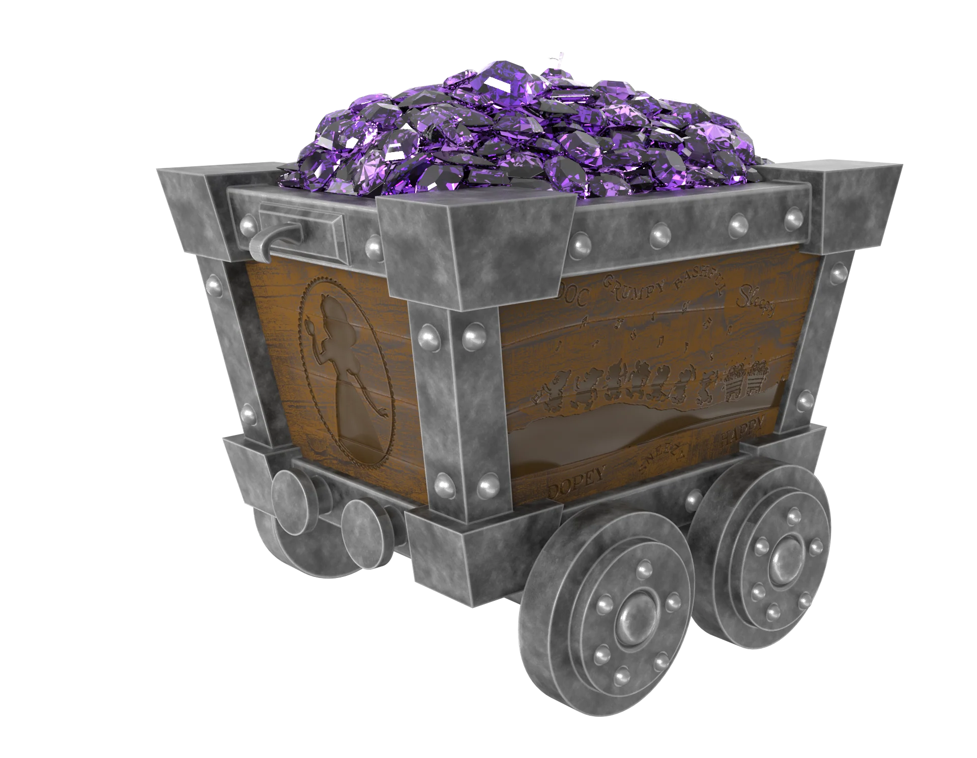 Snow White - Collectable Mine Cart - Image 5