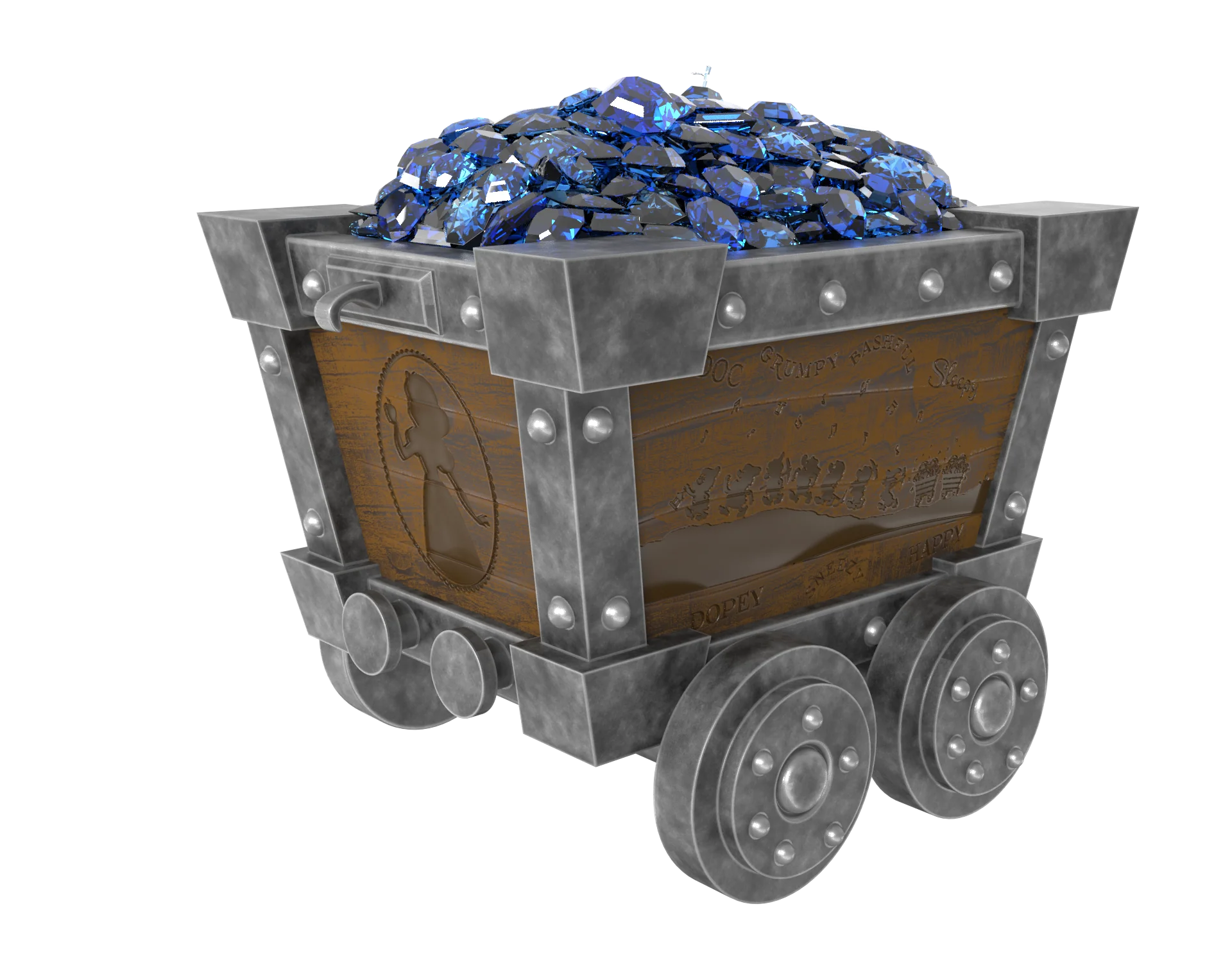 Snow White - Collectable Mine Cart - Image 6